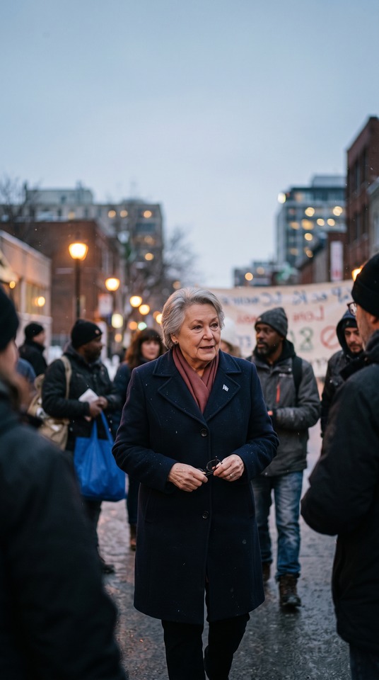 Pauline Marois - Cinematic Portrait 4K Wallpaper