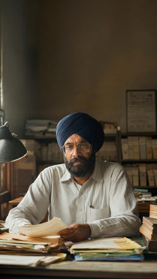 Jaswant Singh Khalra Cinematic Realism - 4K Phone Background