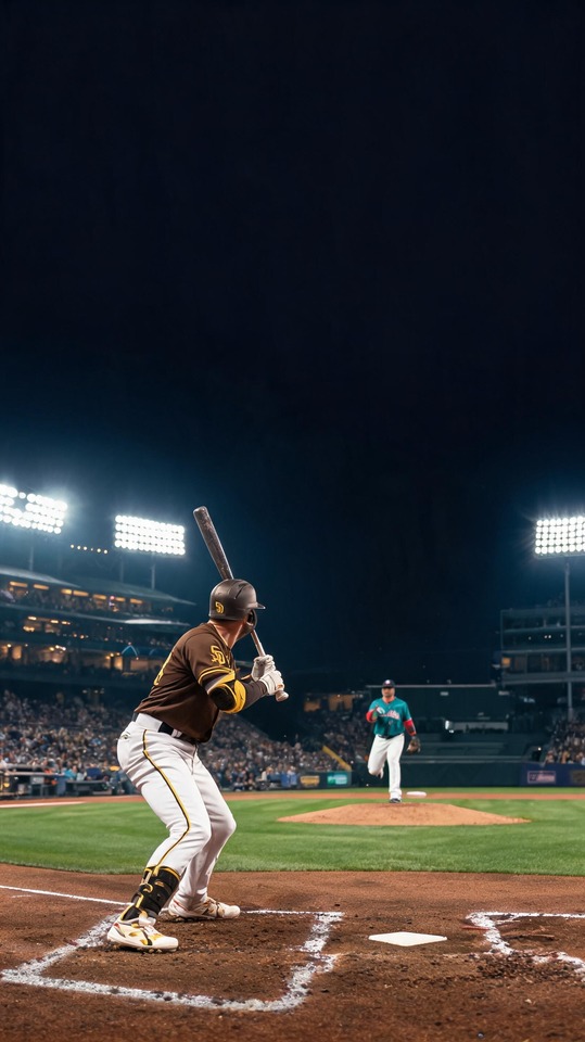 Padres vs D-backs Cinematic MLB - 4K Baseball Wallpaper