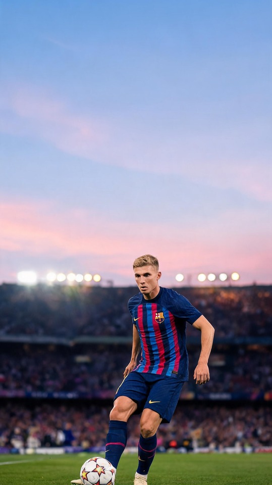 Dani Olmo Barcelona - 4K Football Wallpaper