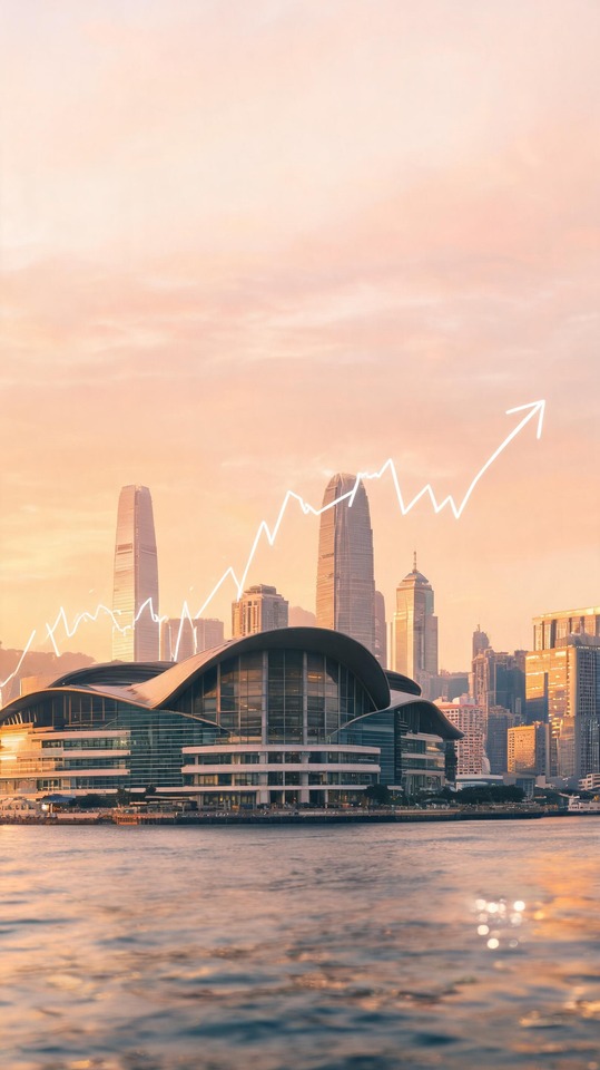 Hang Seng Index Stock Rally - 4K Mobile Wallpaper