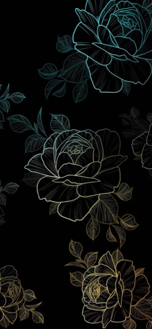 Rosas Minimalistas Line Art - 4K Fondos para Celular