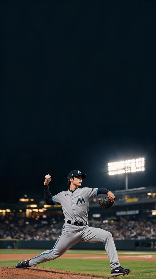 Miami Marlins Rintaro Sasaki - Fondo para Celular 4K