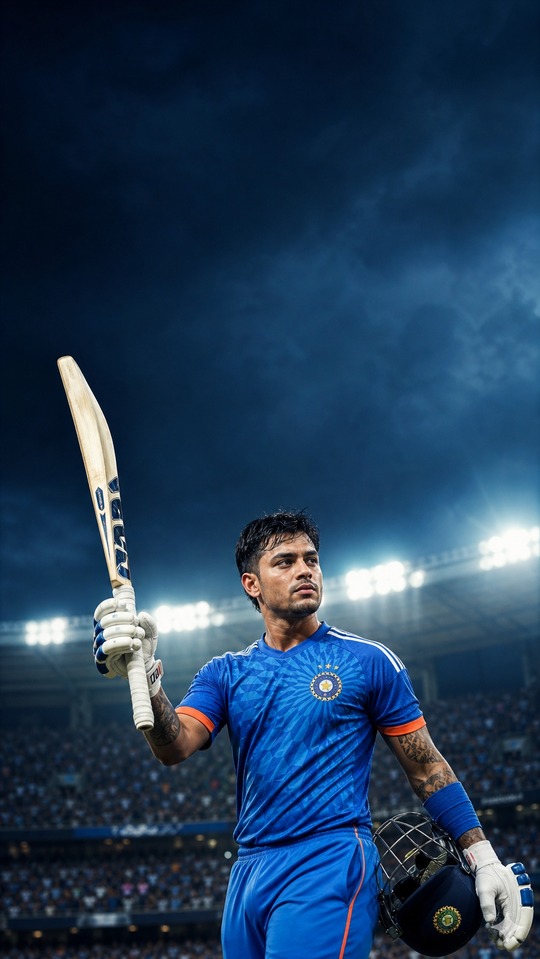 Ishan Kishan India T20 - 4K Phone Wallpaper