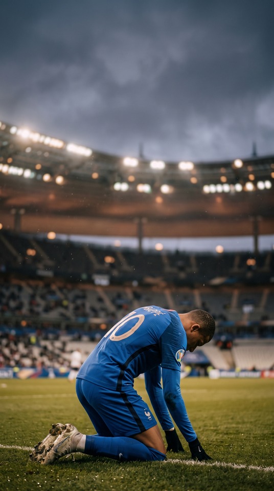 fotmob Mbappé Tristeza Mundial - Fondo de Pantalla 4K