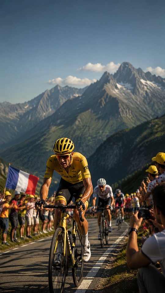 Classement General Tour de France - 4K Cycling Wallpaper