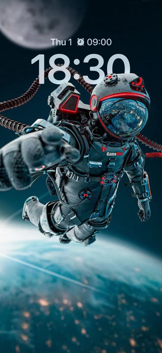 GameStop 宇宙飛行士 - 4K壁紙・待ち受け