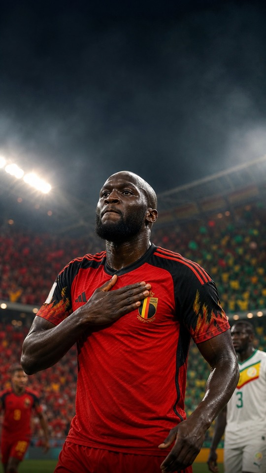 Lukaku Belgien Stürmer - 4K Handy Wallpaper