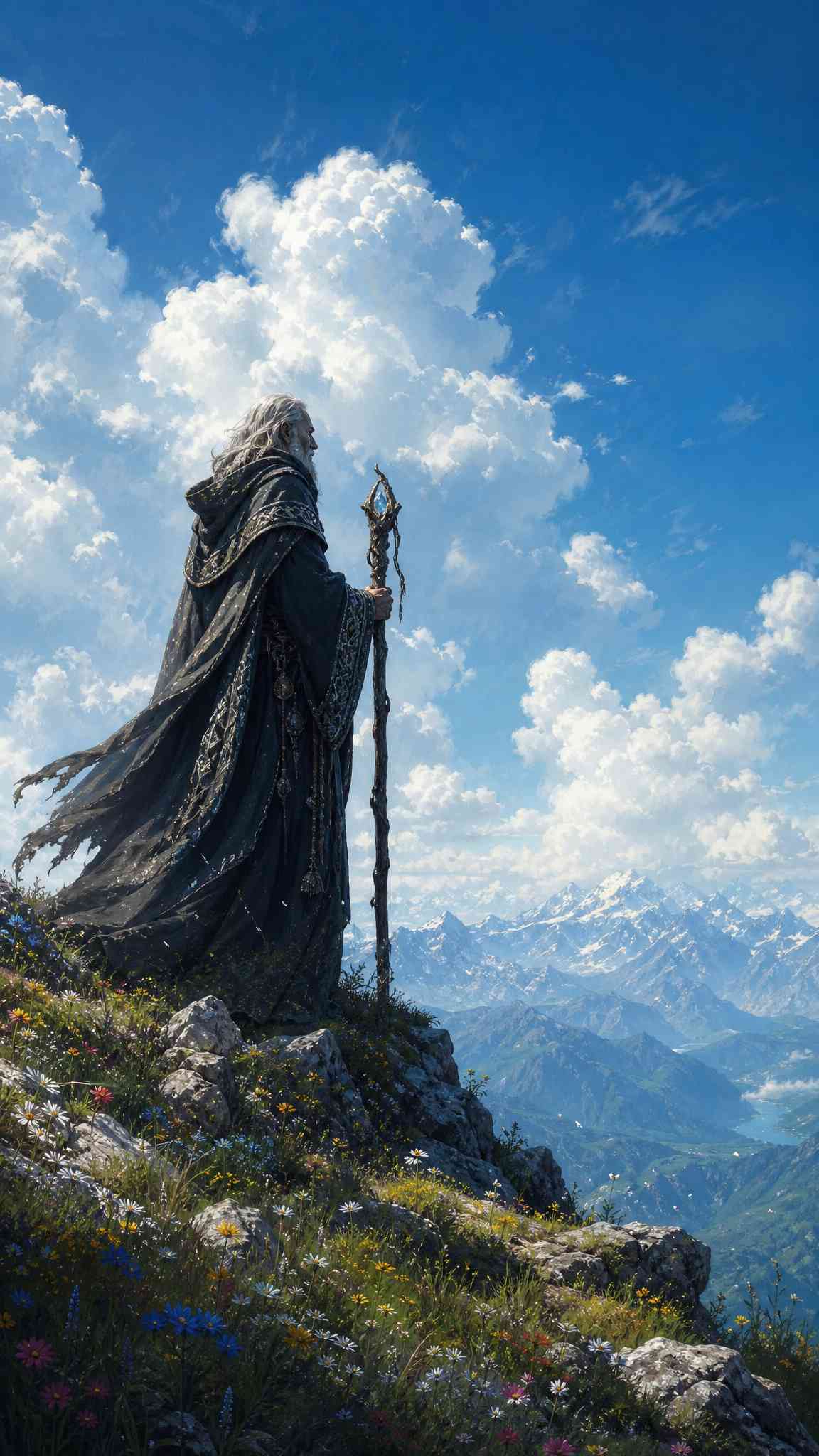 Wizard Mountain Landscape - 4K Background