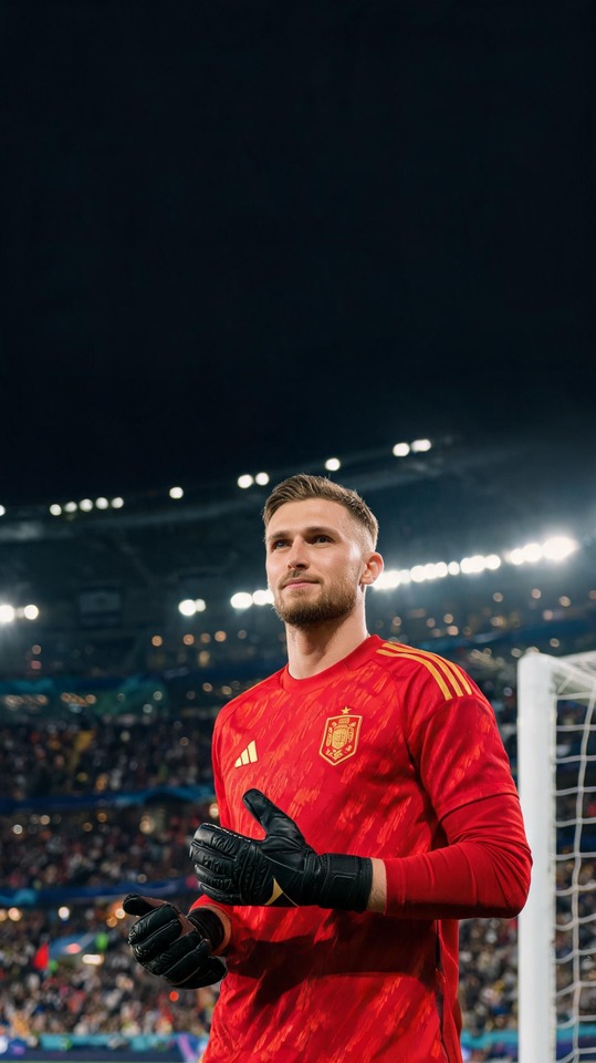 Unai Simon Spain National Team - 4K Wallpaper