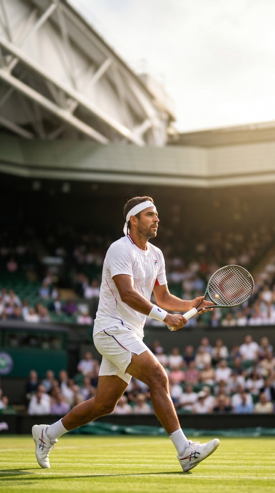 Marcelo Arévalo - Tenis en Wimbledon Fondo de Pantalla 4K