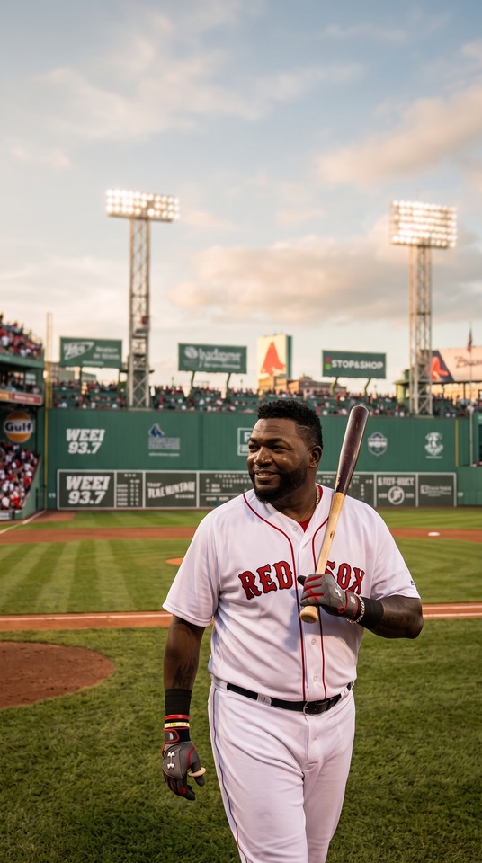 David Ortiz Red Sox Legend - 4K Phone Background