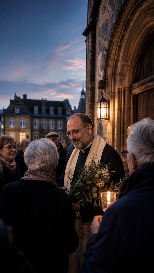 Saint-Lô Abad Adrien Enault Iglesia - Fondos 4K