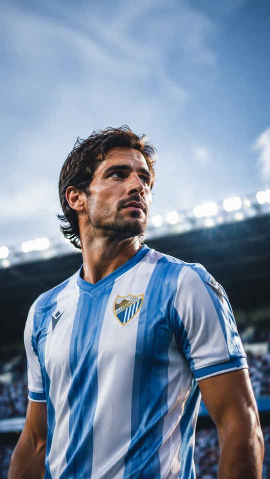 Fernando Calero Málaga CF - 4K Football Wallpaper