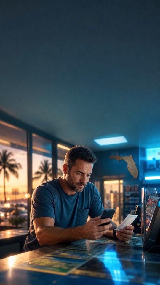 Florida Lottery Results Theme - 4K Mobile Wallpaper