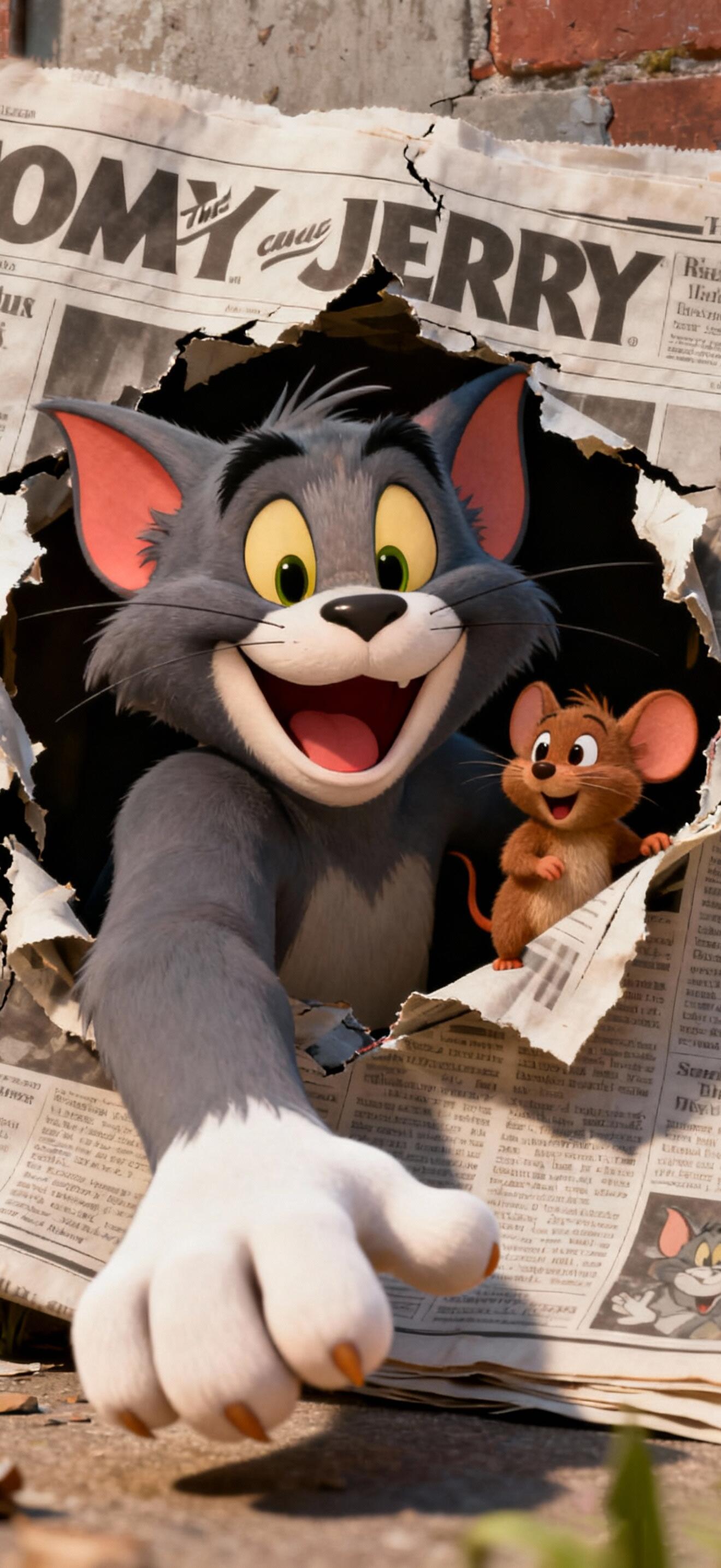 Tom et Jerry 3D - Fond d'écran 4K