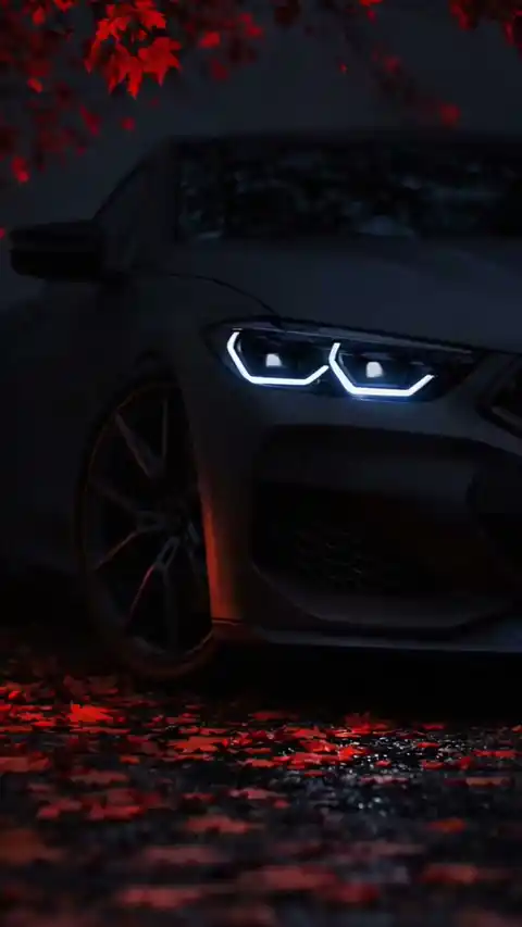 Autumn Night Matte Sports Car - 4K Live Wallpaper