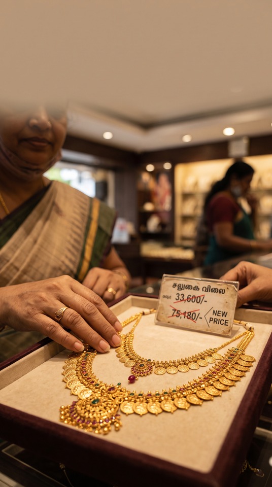 Thangam Gold Jewelry Necklace - 4K Wallpapers