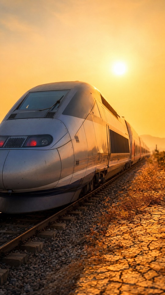 TGV Train Grande Vitesse - Fond d'Écran 4K Esthétique