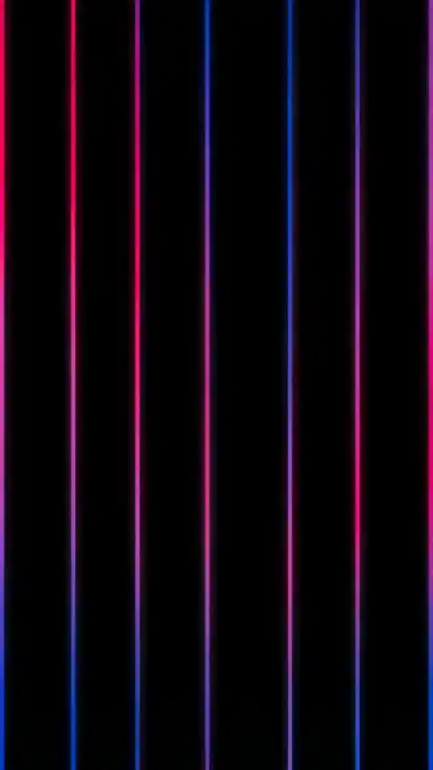 Fondo de Pantalla Animado Dinámico de Líneas Verticales Neón