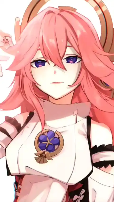 Yae Miko Sakura Anime - Live Hintergrundbild