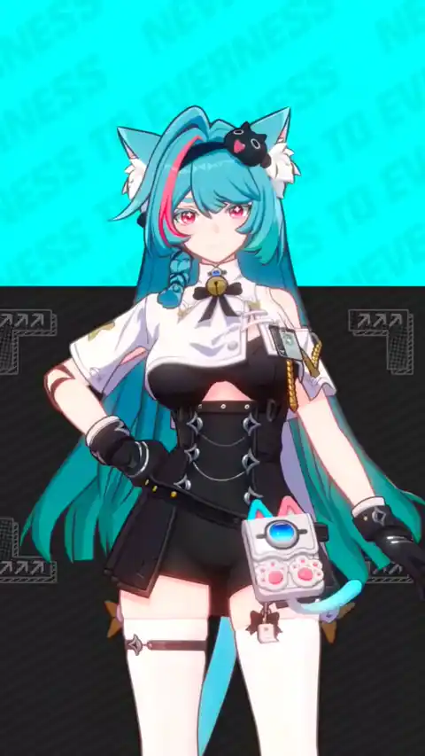 Newness to Everness Anime Cat Girl - Live Wallpaper