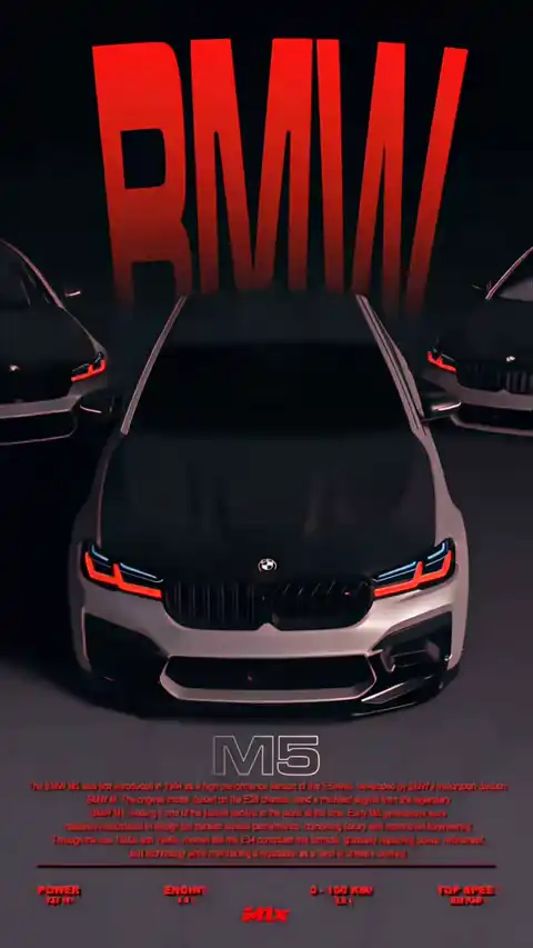 BMW M5 Dark Sport - 4K Video Wallpaper