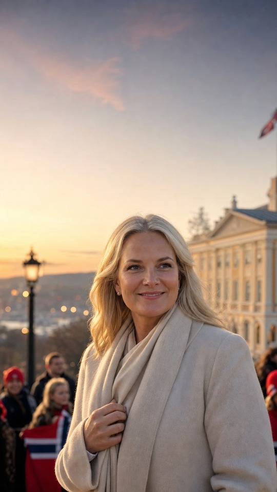 Mette-Marit de Norvège - Fond d'Écran Royal 4K