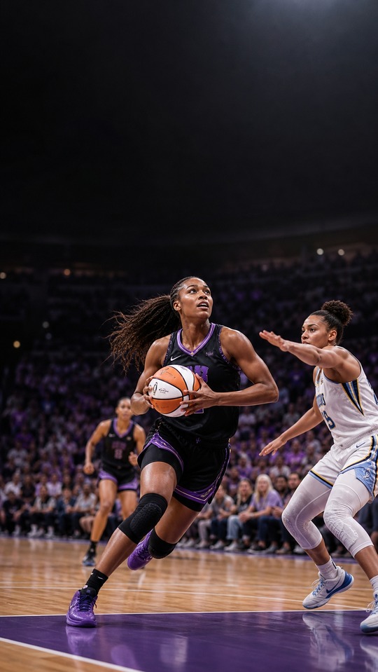 WNBA Scores & Pro Basketball Action - 4K Wallpaper
