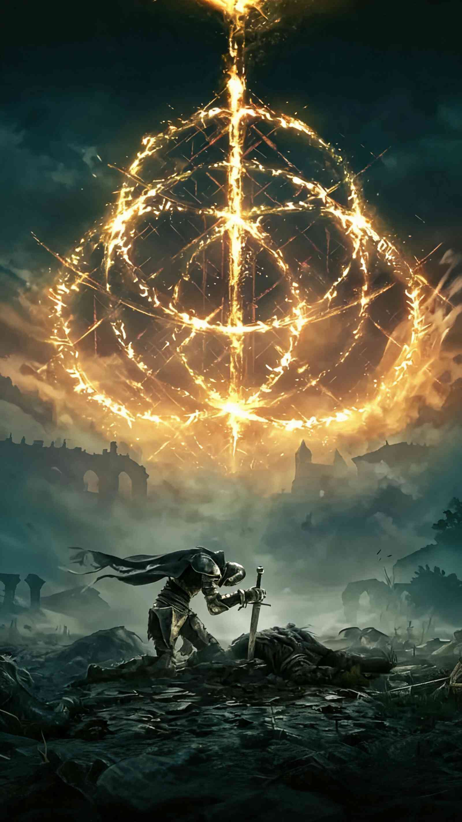 Elden Ring Golden Ergo 4K Handy Wallpaper