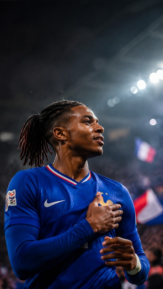 Michael Olise France National Team - 4K Phone Background