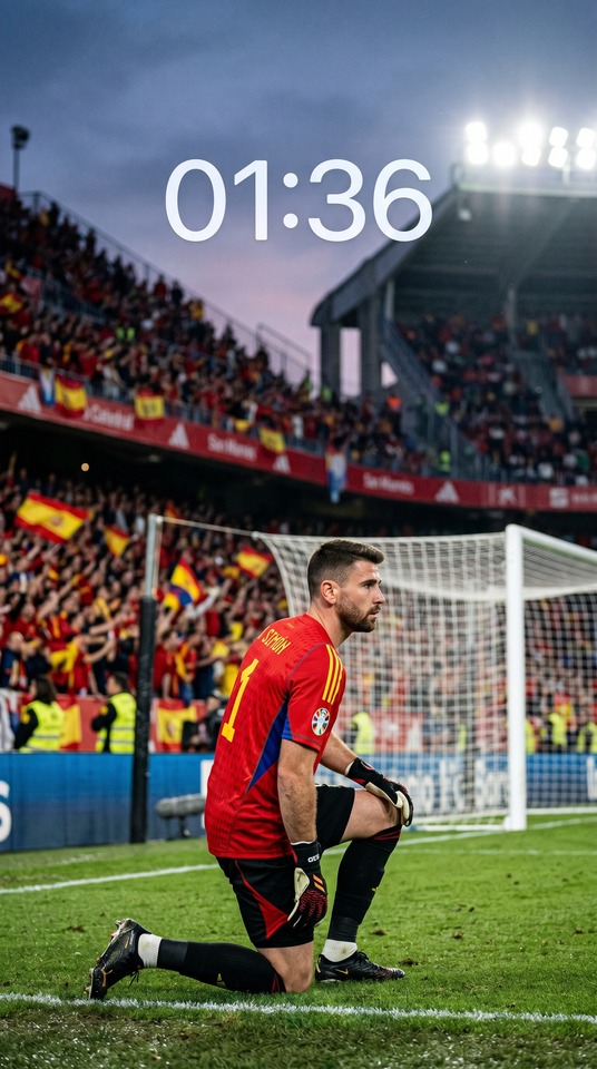 Unai Simón - Spain National Team 4K Wallpaper