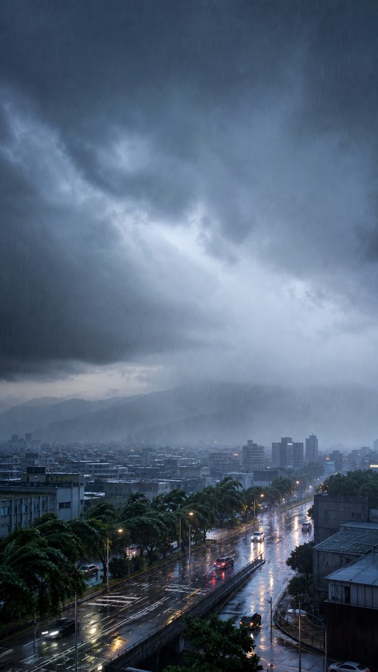 雨天都市景觀 สภาพอากาศ - 4K壁紙