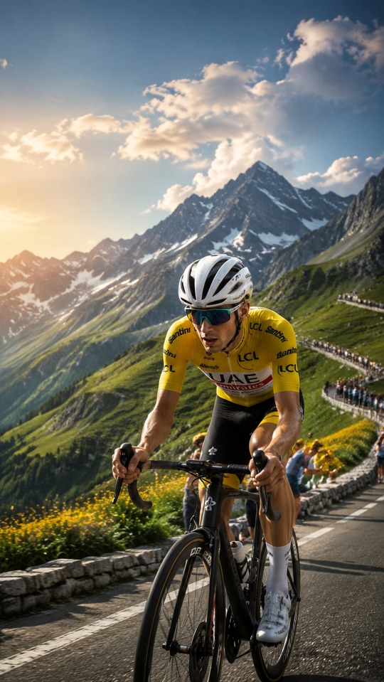 Tour de France hoy - Pogacar 4K Fondo de Pantalla