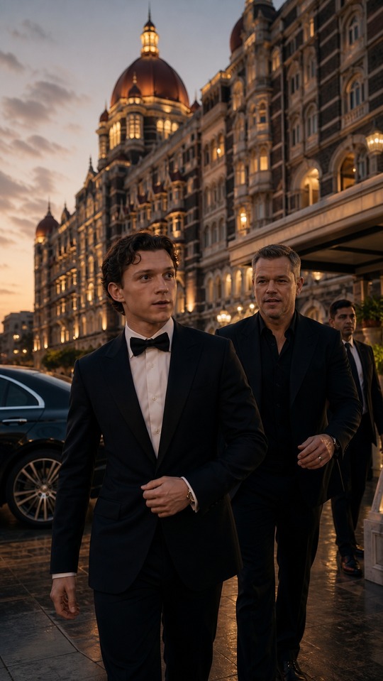 The Odyssey Tom Holland & Matt Damon Cinematic - 4K Wallpaper