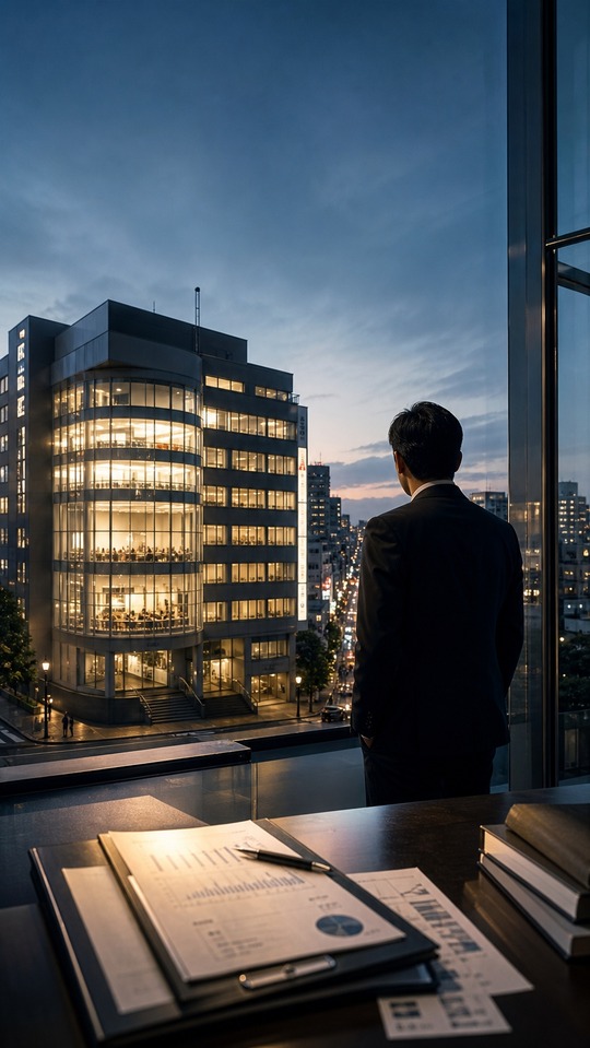 Vision d'Entreprise et Ville - Arrière-plan 4K