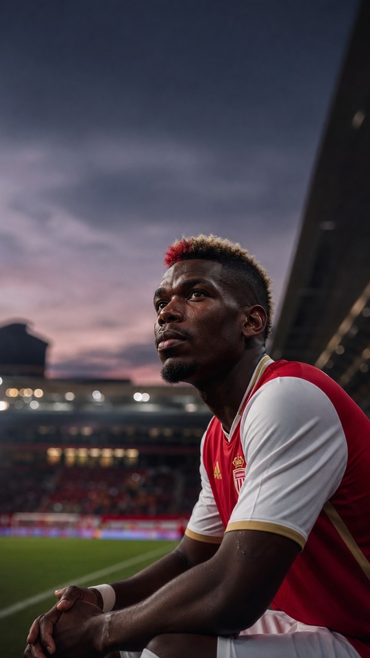 Paul Pogba AS Monaco - 4K Handy Wallpaper