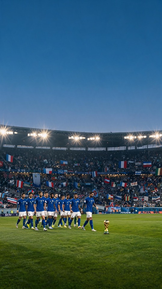 Coupe du Monde 2030 Football Réaliste - Fond d'écran 4K