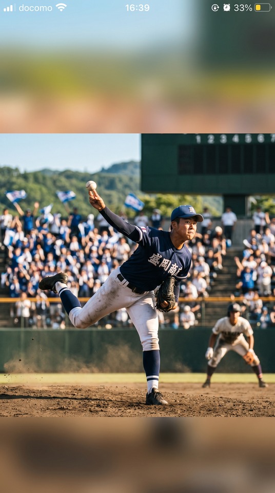 Iwate Prefecture High School Baseball - Morioka Commercial 4K Wallpaper