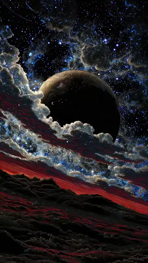 Cosmic Planet Nebula - 4K Live Wallpaper