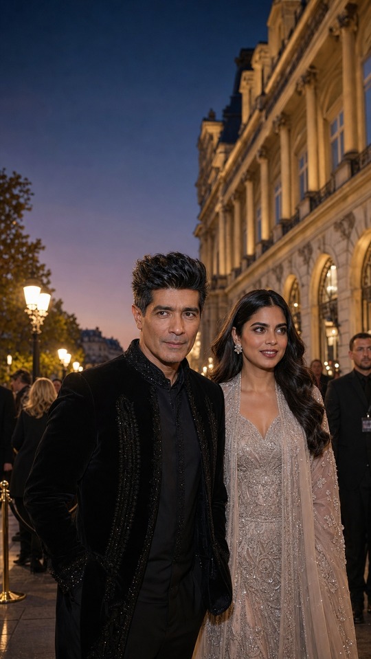 Isha Ambani et Manish Malhotra à Paris - Arrière-plan 4K