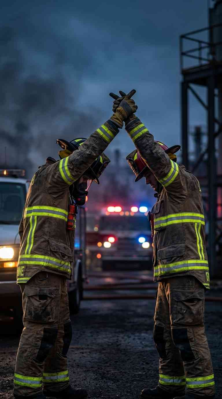Fraternité des Pompiers - 4K Fond d'écran