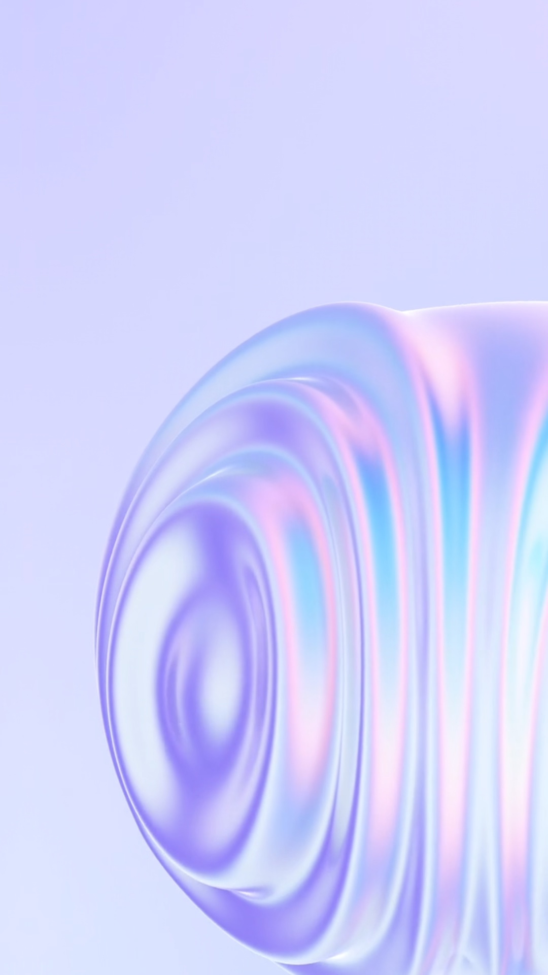 3D Iridescent Fluid Abstract - Live Wallpaper