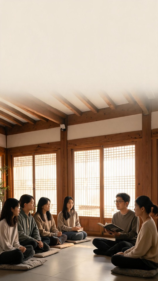 Death and Life Reflection in Hanok - 4K Wallpaper