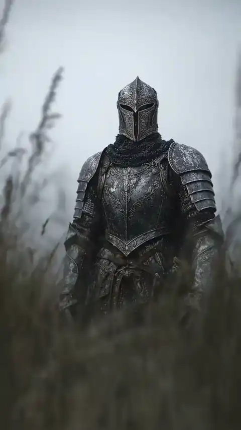 Epischer Dunkler Ritter - Animiertes Hintergrundbild