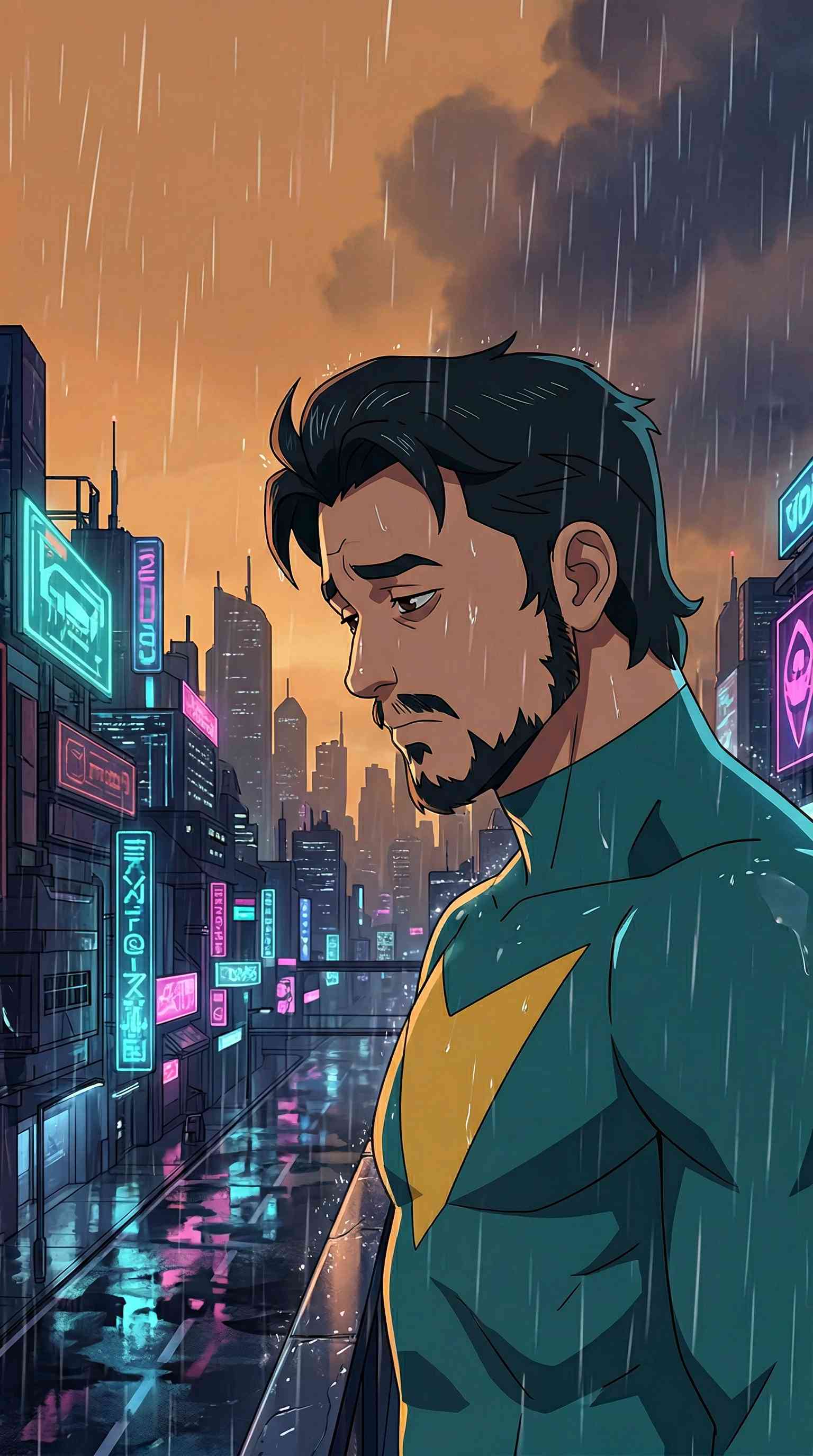 Mark Grayson Invincible Rain - 4K Wallpapers
