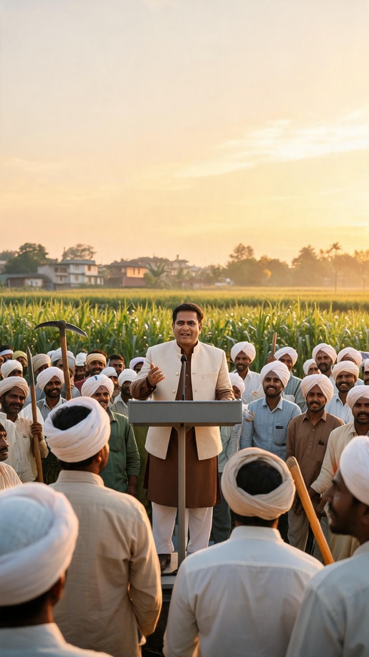 Bauernhilfe (Karj Mafi) Indien - 4K Hintergrundbild