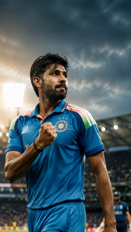 Gurnoor Brar India Cricket Wallpaper - 4K HD