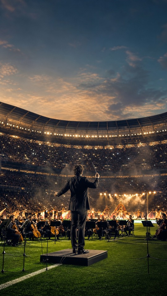 Next FIFA Game - World Cup 2026 Stadium Orchestra 4K Wallpaper