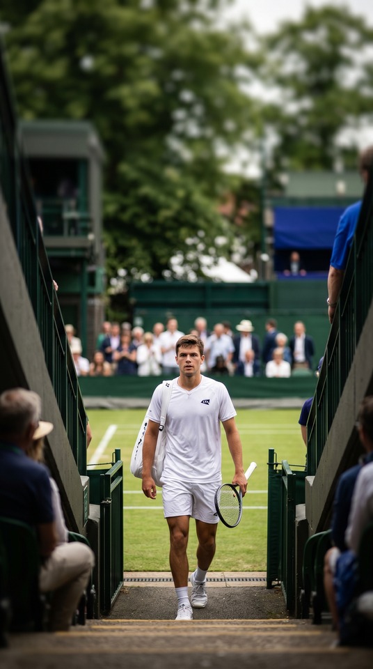 Arthur Fery at Wimbledon - 4K Tennis Wallpaper